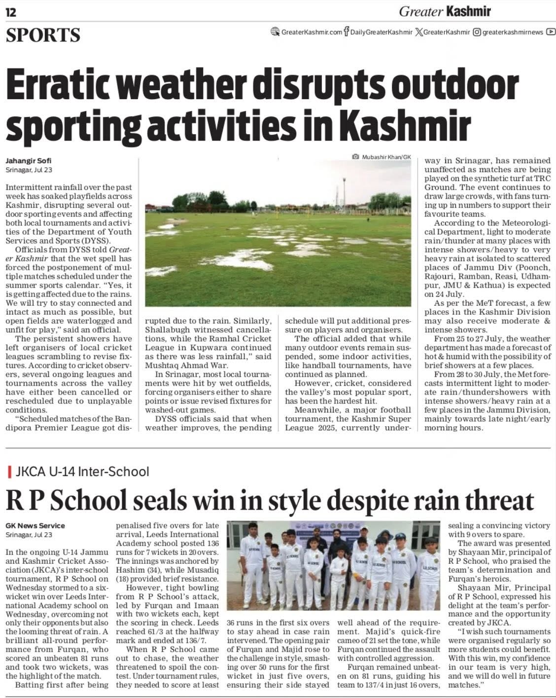 Metro News highlight