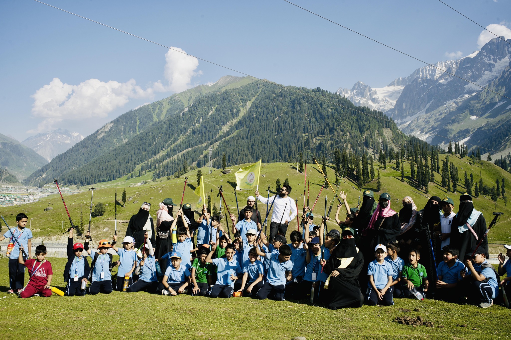 Students at summer camp